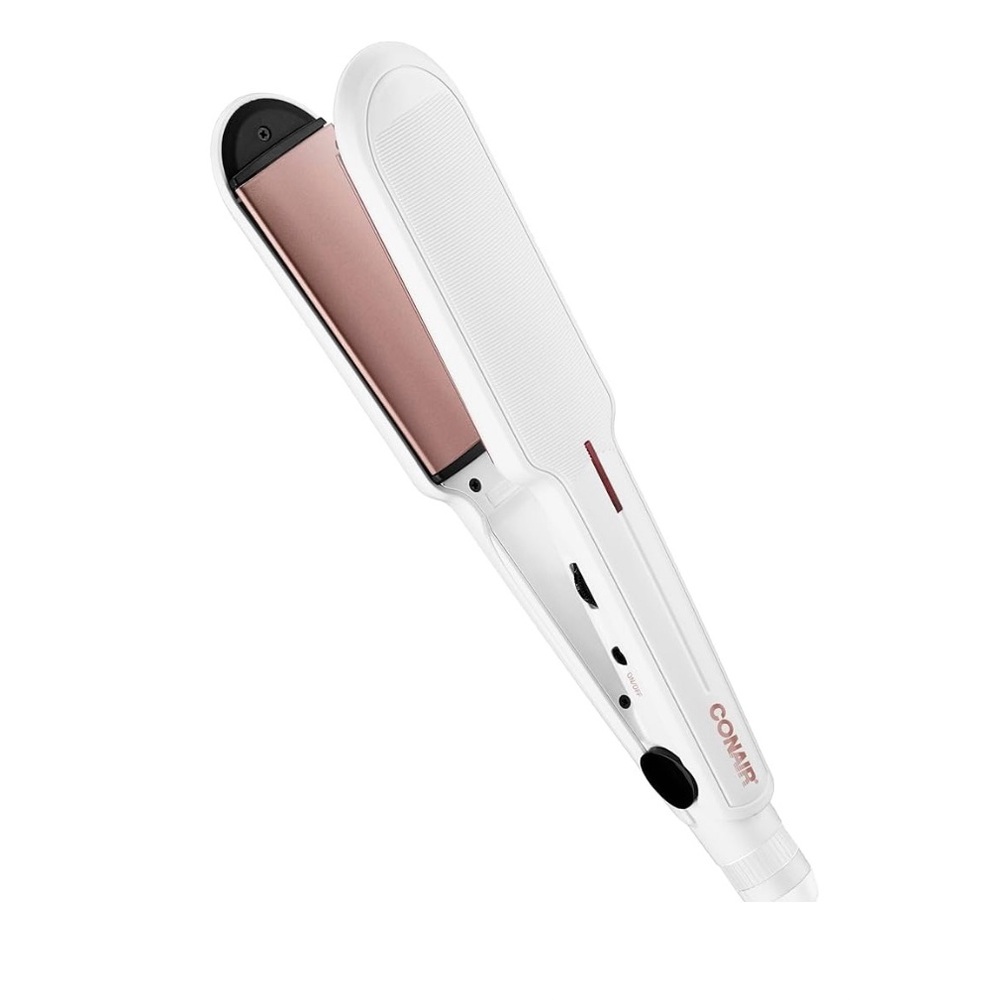 NWT Conair White and Pink Hair Straightener